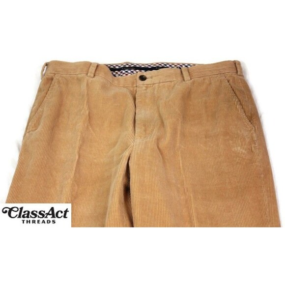 VTG Brooks Brothers Pants Khaki Corduroy Chino Straight Tag Sz 40 X 30 (40 X 29) - Picture 6 of 8